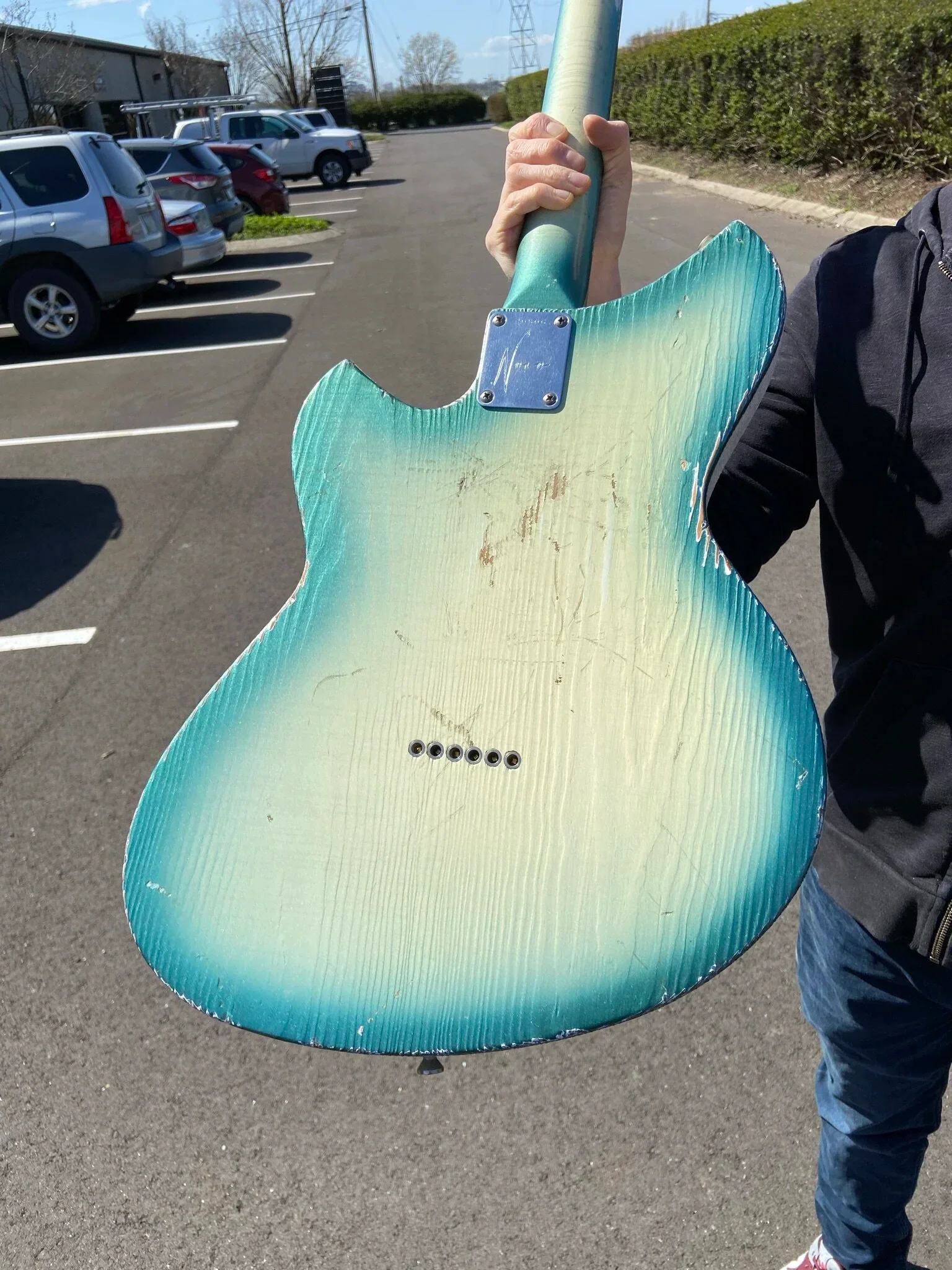 Signature MIRIS T - Aged Pelham Blue Burst - Image 6