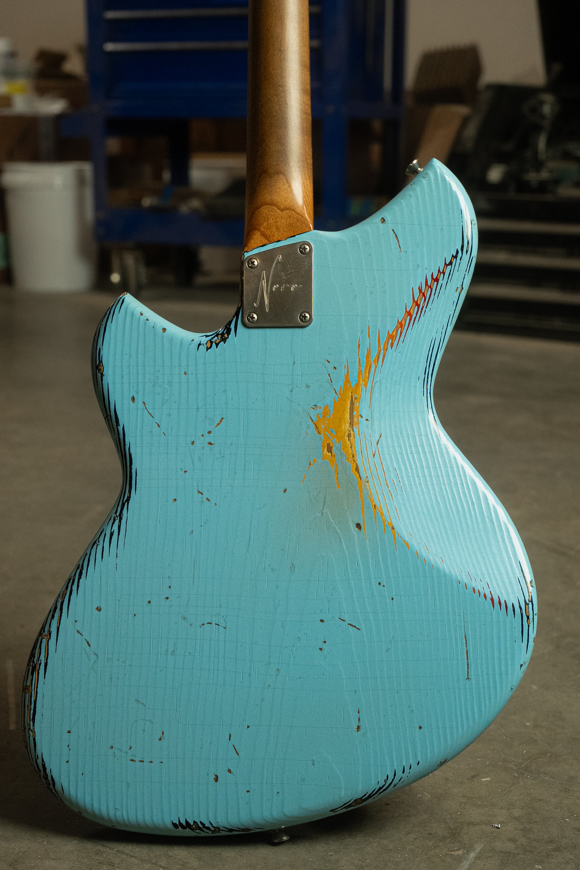 SERUS J - Daphne Blue over '64 3-Tone Burst | NAMM 26 - Image 7